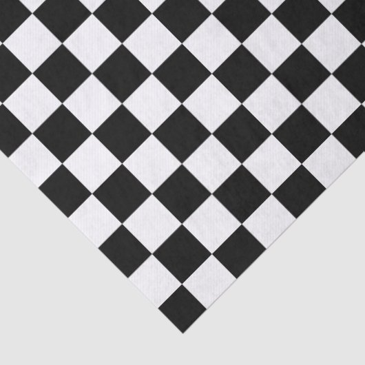 白黒チェック 薄葉紙 (詳細)