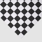 白黒チェック 薄葉紙 (詳細)