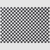 白黒チェック 薄葉紙 (正面)