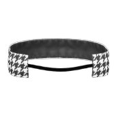 白黒チェッ千鳥格子のク アスレチックヘッドバンド (裏面)