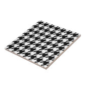 白黒チェッ千鳥格子のク タイル (側面)