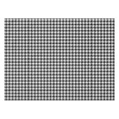 白黒チェッ千鳥格子のク テーブルクロス (正面(横))