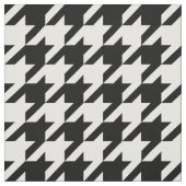 白黒チェッ千鳥格子のク ファブリック (見本)