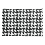 白黒チェッ千鳥格子のク 枕カバー (裏面)