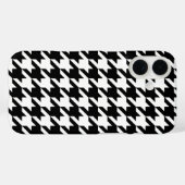 白黒チェッ千鳥格子のク Case-Mate iPhoneケース (裏面 (横))