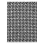 白黒チェーンリンクパターン テーブルクロス (正面)