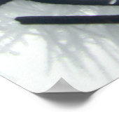 白黒チェーンリンクフェンス ポスター (角)