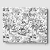 白黒チノ結婚イズリーのギフトゲストブック ゲストブック (裏面)