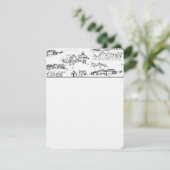 白黒チャタヌーガToile サンキューカード (スタンド正面)