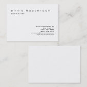 白黒チュビートレンディー魅力的名刺 名刺 (正面/裏面)