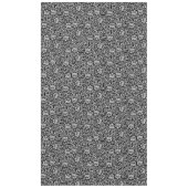 白黒チューダーガーデンズフローラダマスク テーブルクロス (正面)