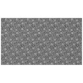 白黒チューダーガーデンズフローラダマスク テーブルクロス (正面(横))