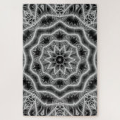 白黒チューリップパズル ジグソーパズル (縦)