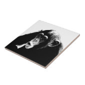 白黒チンパンジー タイル (側面)