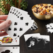 白黒チンパンジー トランプ (インサイチュ)