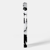 白黒チームカラーキッズサッカーボールパターン Case-Mate iPhoneケース (裏面 / 左)