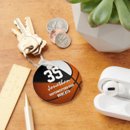 白黒チームカラーズボーイズ女子バスケットボール キーホルダー