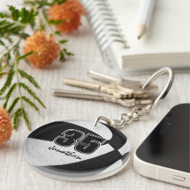 白黒チームカラーズボーイズ女子バスケットボール キーホルダー