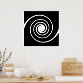 白黒ツイスト。 ポスター (キッチン)