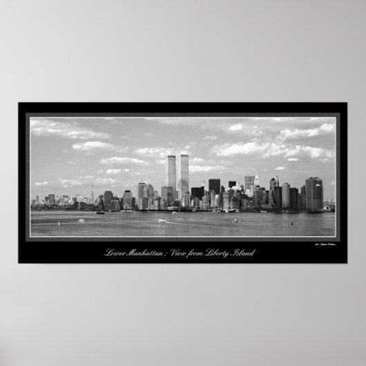 白黒ツインタワーのポスター ポスター (正面)