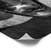 白黒テノールサクソフォン ポスター (角)