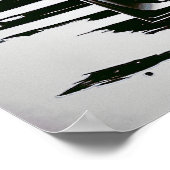 白黒テレビのポスター ポスター (角)