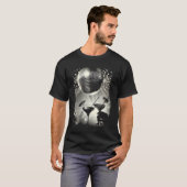 白黒ディスコボールハイヒールテキーラ Tシャツ (正面フル)