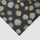 白黒デイジーデコペポップ・アートのアの模様 薄葉紙 (詳細)