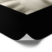 白黒デイジーポスター ポスター (角)