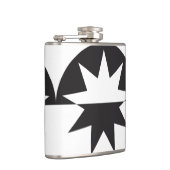 白黒デコスター日が差すこと フラスク (右)