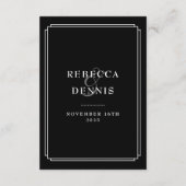 白黒デコズゲ結婚スト詳細 エンクロージャーカード (裏面)