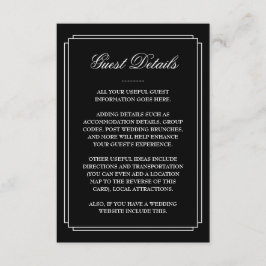 白黒デコズゲ結婚スト詳細 エンクロージャーカード