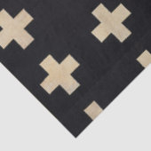 白黒デコペパターン（の模様が）あるージ紙 薄葉紙 (詳細)