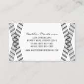 白黒デコモダン名刺 名刺 (裏面)