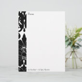 白黒デザイナービジネスレターヘッド レターヘッド (スタンド正面)