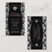 白黒デザイナー名刺 名刺 (正面/裏面)