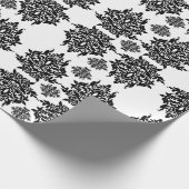 白黒デザインラッピング紙 ラッピングペーパー (角)