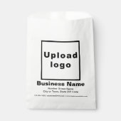 白黒デザイン事業紙バッグ フェイバーバッグ (正面)