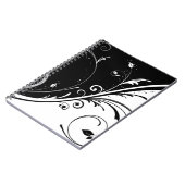 白黒デザイン ノートブック (左側)