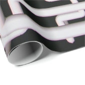 白黒デザイン ラッピングペーパー (ロールコーナー)