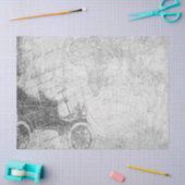 白黒デジタルマップシリーズデザイン1 薄葉紙 (クラフト)