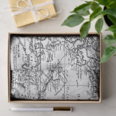 白黒デジタルマップシリーズデザイン8 薄葉紙 (ギフト)