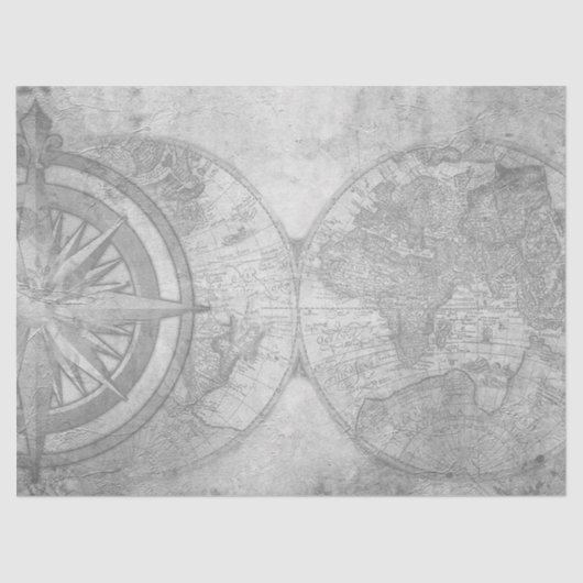 白黒デジタルマップシリーズデザイン9 薄葉紙 (正面)