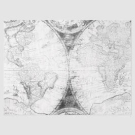 白黒デジタル地図シリーズデザイン4 薄葉紙