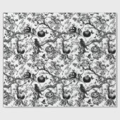 白黒トイレハロウィーン ラッピングペーパー (フラット)