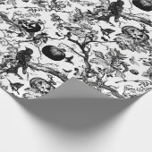 白黒トイレハロウィーン ラッピングペーパー (角)