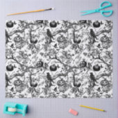 白黒トイレハロウィーン 薄葉紙 (クラフト)