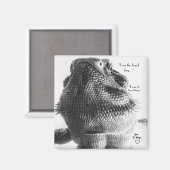 白黒トカゲ マグネット (正面/裏面)