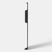 白黒トライバルキツネ iPhoneケース (左側面)