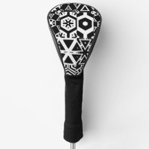 白黒トライバルデザイン